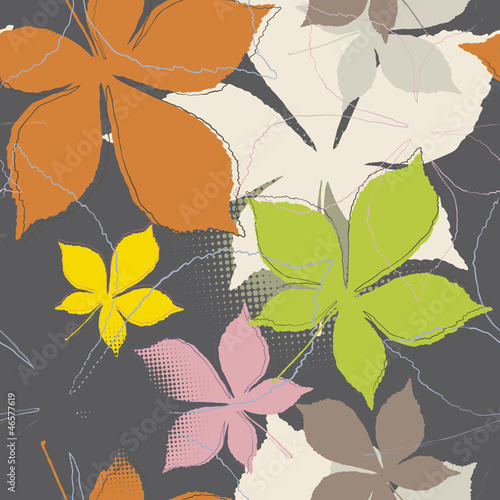 Seamless Leaf Pattern