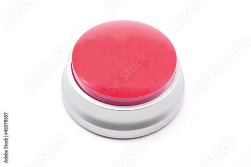 Large Ruby Red button ready for your text