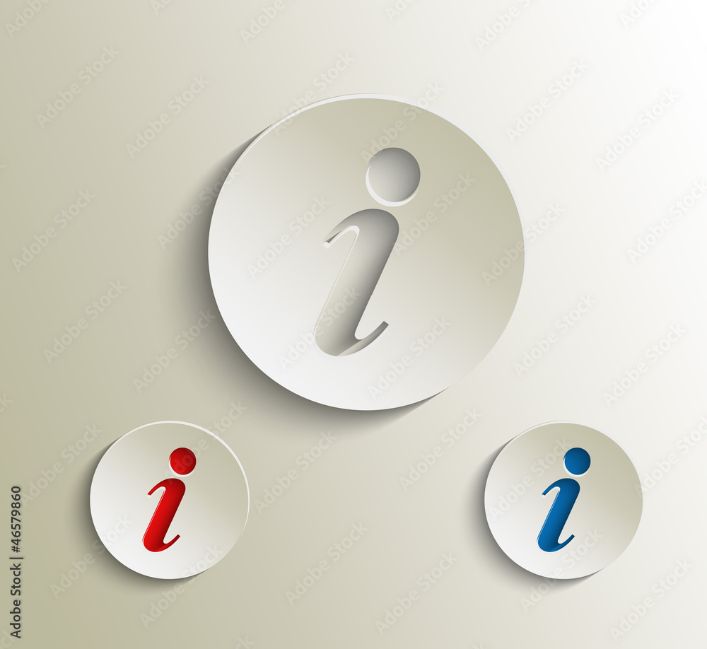 vector information web icon design element. vector information web icon design element.