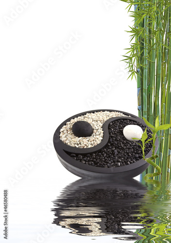Fotografia yin yang bambou bien-être