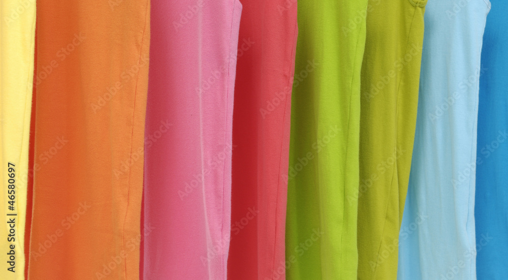 colorful cotton cloth texture
