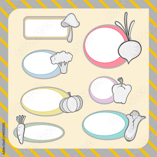 various vegetables and shapes