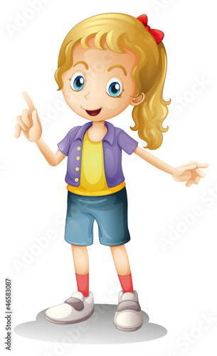 a girl
