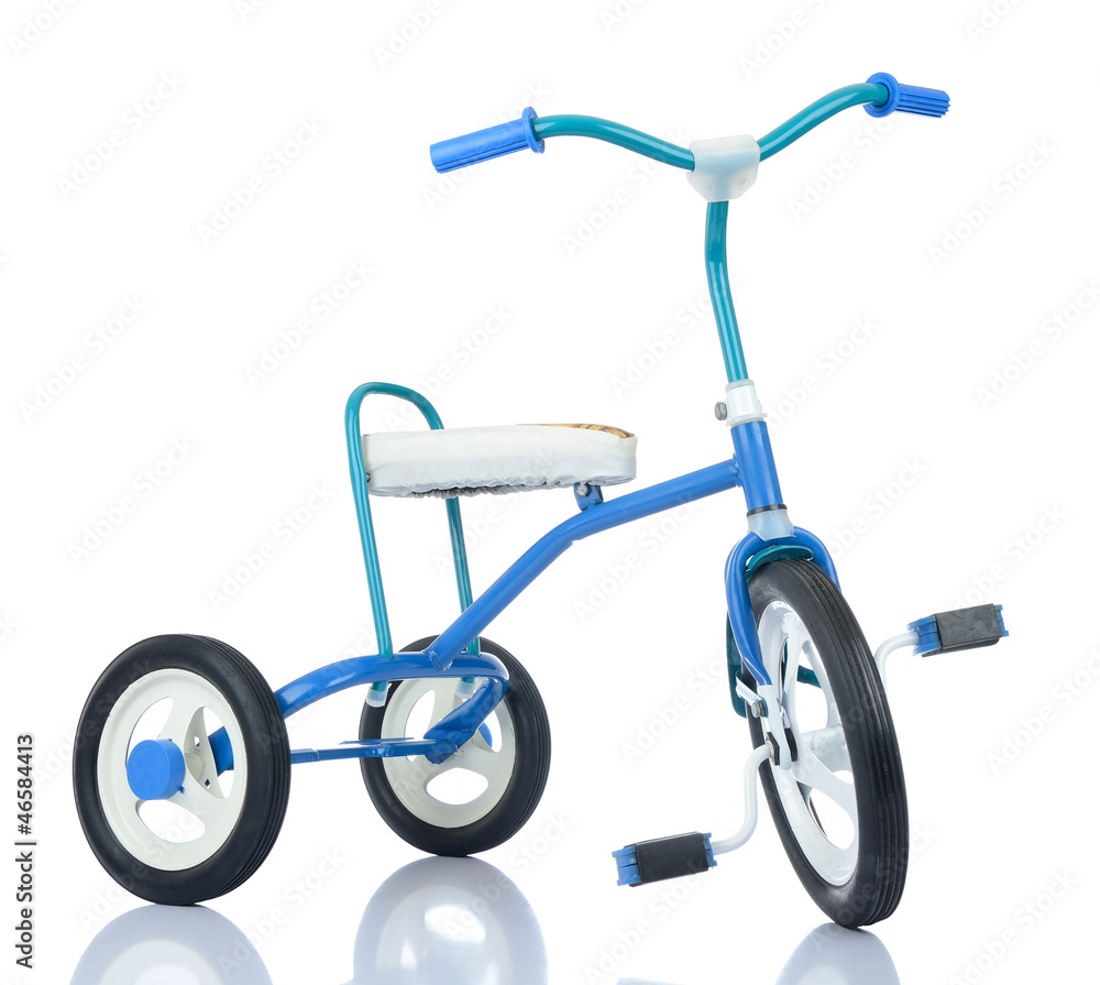 Kids bicycle on white background Kids bicycle on white background