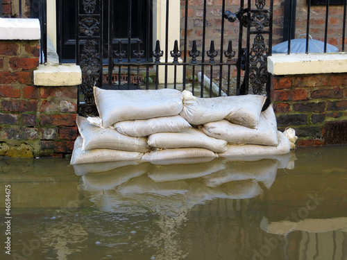 York flooded street