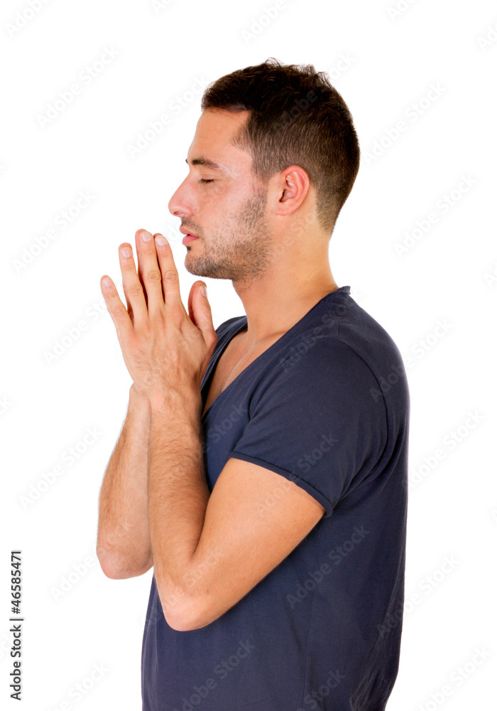 man pray his god man pray his god
