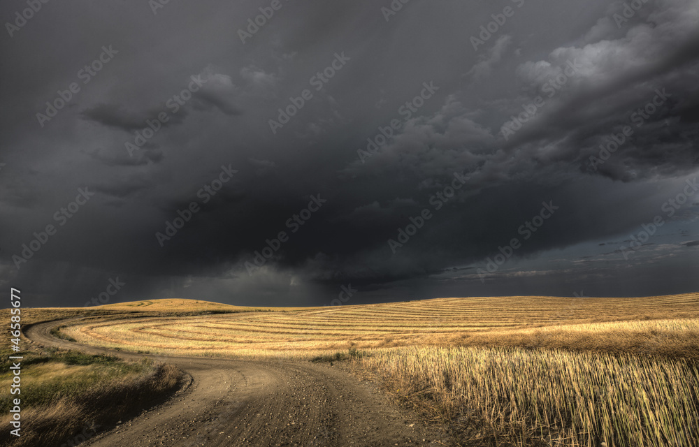 Fototapeta premium Storm Clouds Saskatchewan