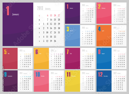 calendar 2013