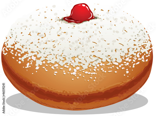 Sufganiyah Hanukkah Donut