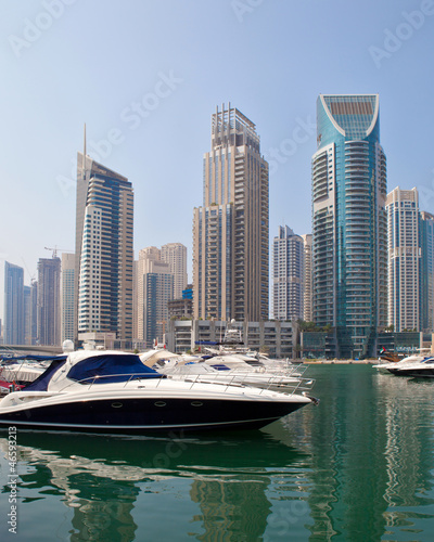 Bateau à la Dubai Marina