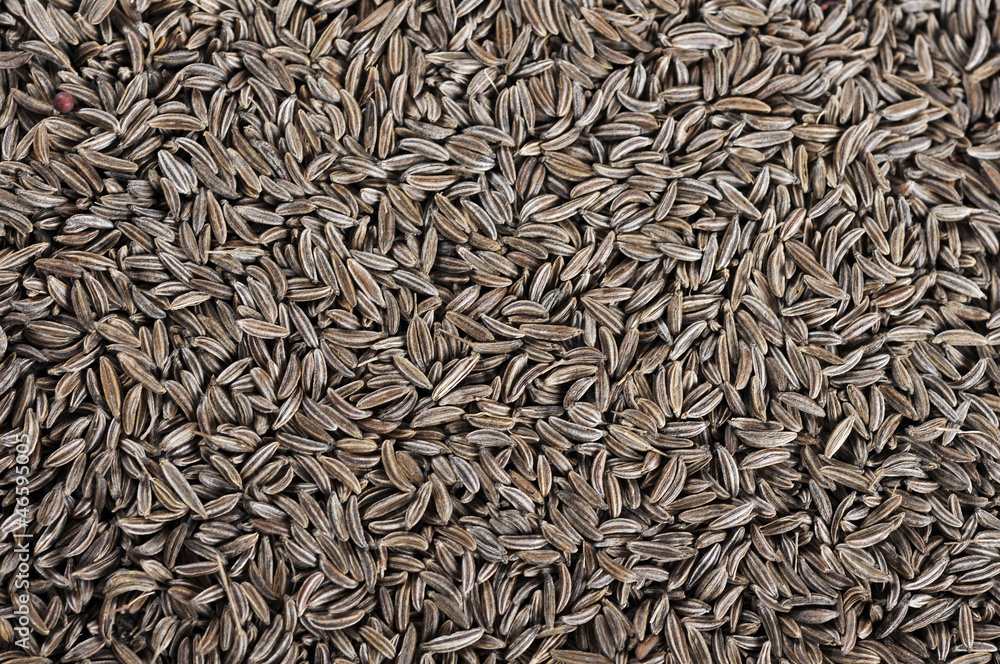 Cumin seeds texture