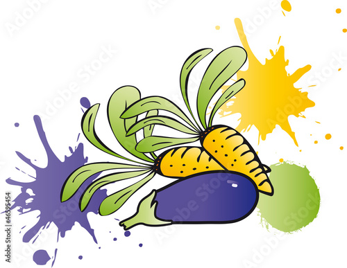 Gemüse, Möhre, Aubergine, Gesundheit, vegane Ernährung