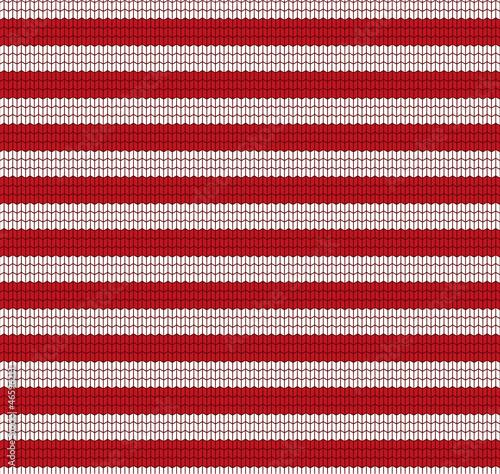Knitted striped seamless pattern