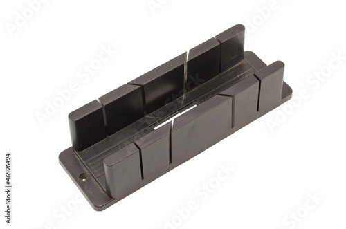 isolated angle cut miter box tool photo