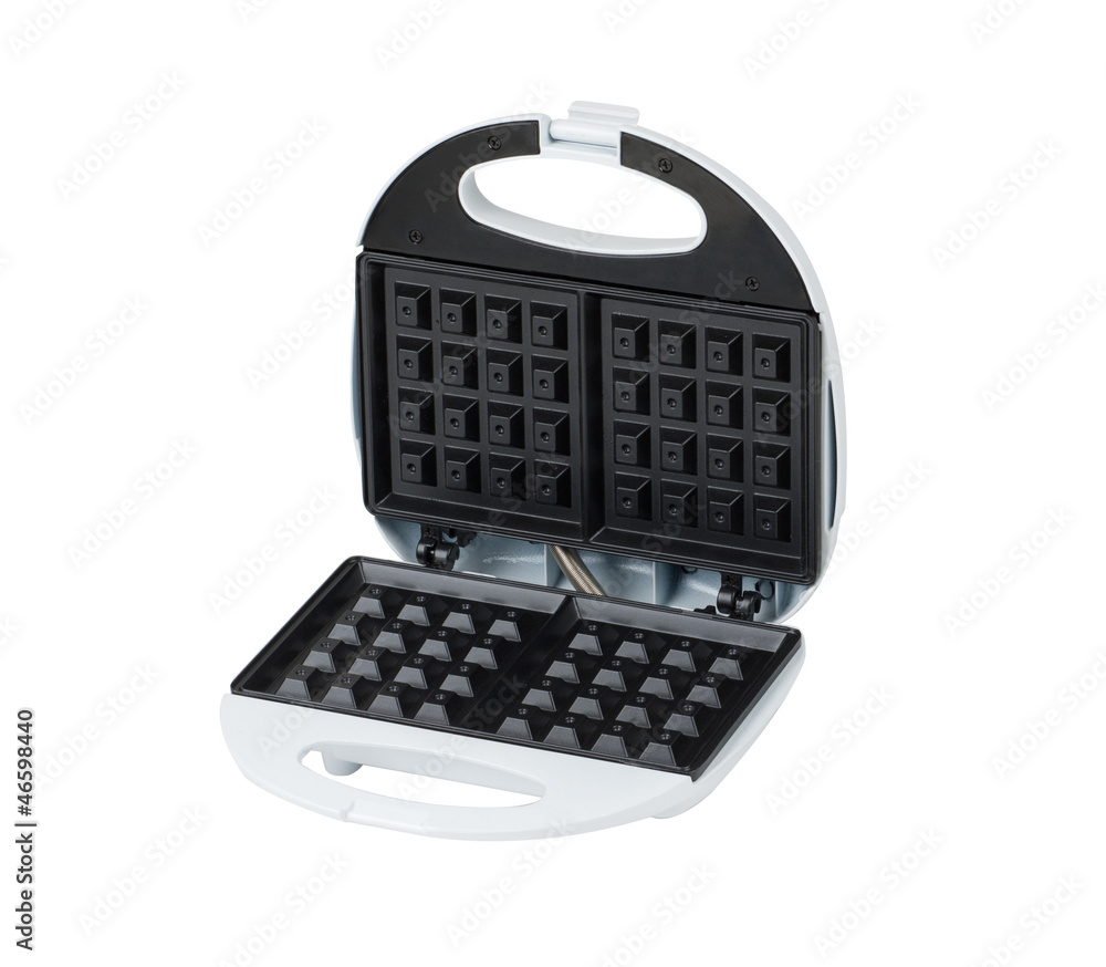 Waffle maker machine isolated on white background Waffle maker machine isolated on white background
