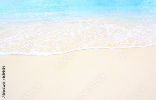 Tropical beach and white sand