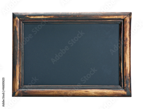 empty blackboard with wooden frame © OlegDoroshin