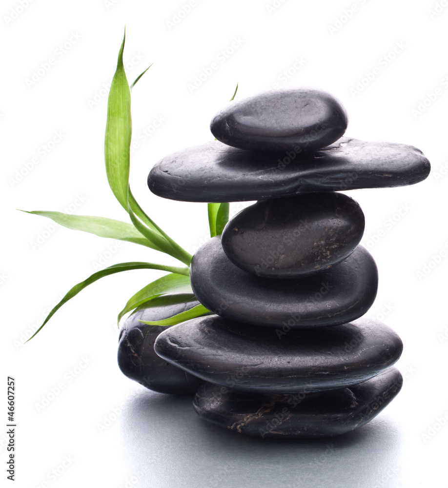 Zen pebbles balance. Spa and healthcare concept.