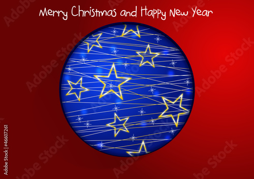 Palla di Natale vector