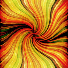 Fototapete Psychedelisch Leuchtende Sonnenstrahlen abstrakte Grunge-Kunst  © dreamer82