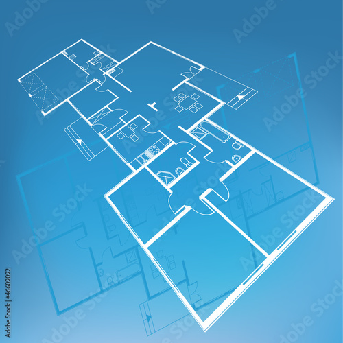 architectural blueprint background