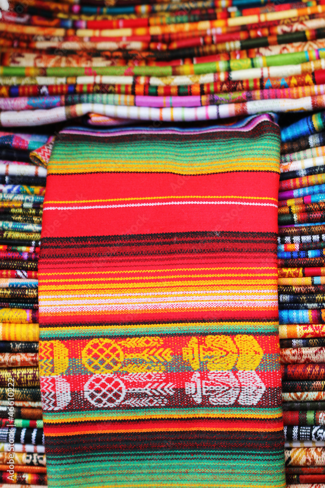 Tissu traditionnel Amérique du Sud Tissu traditionnel Amérique du Sud