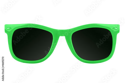 Women's green sunglasses