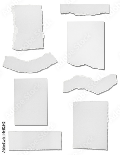 Wallpaper Mural white paper ripped message background Torontodigital.ca