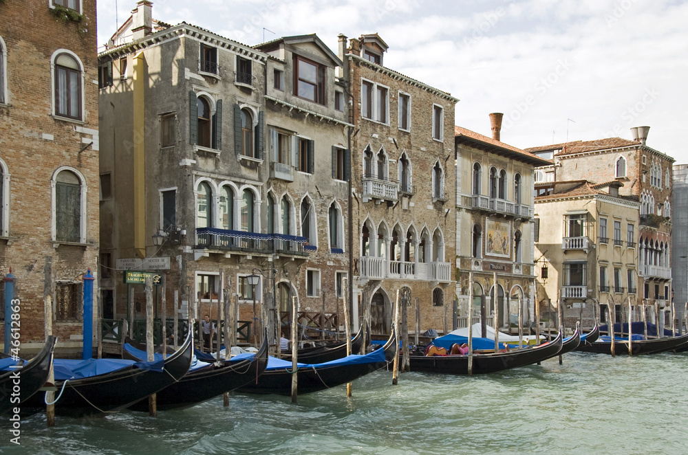 Gondolas in Venice