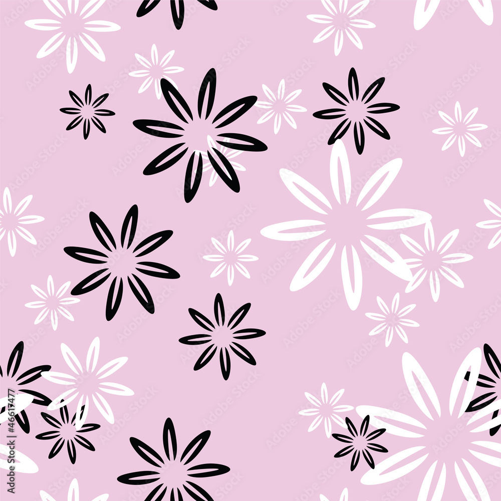 flowers seamless pattern flowers seamless pattern