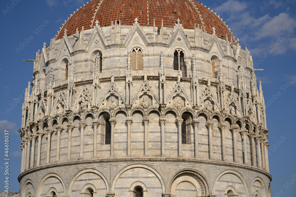 The Baptistery of the Cathedral of Pisa