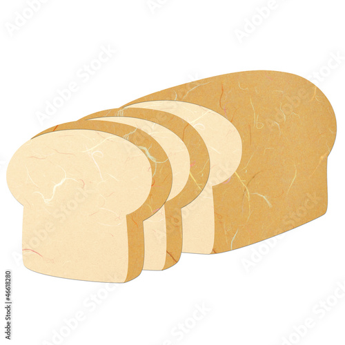 Rice paper cut sliced bread