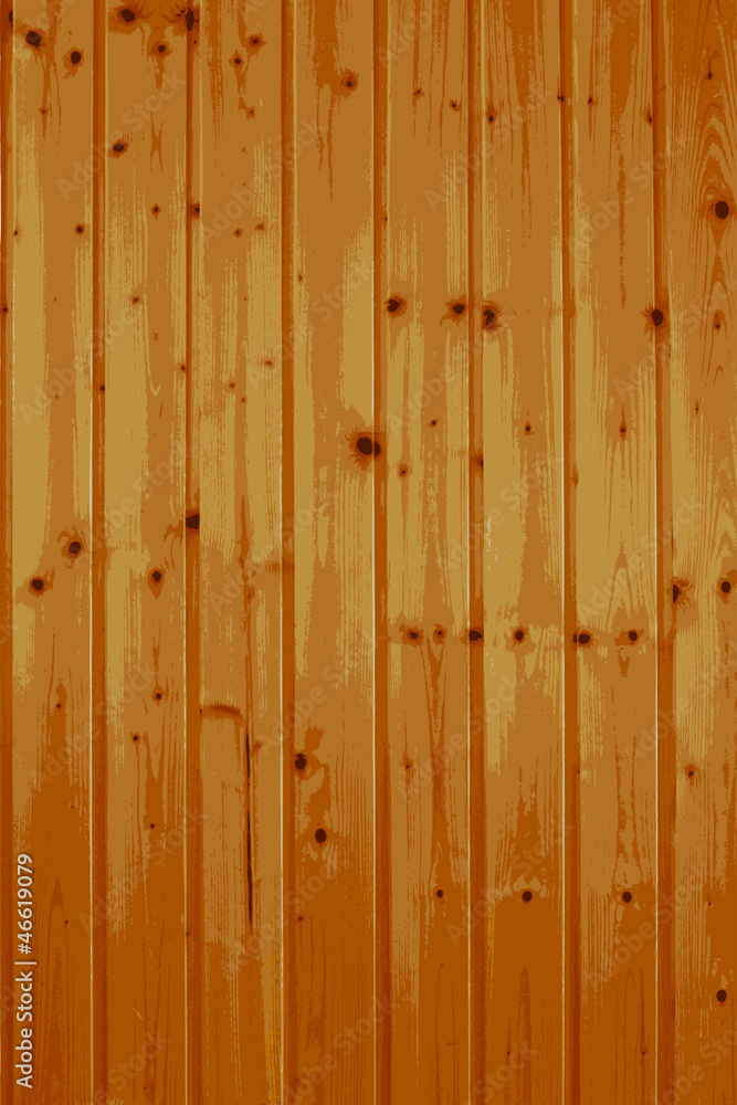 Naklejka premium Vector Wooden Planks Background