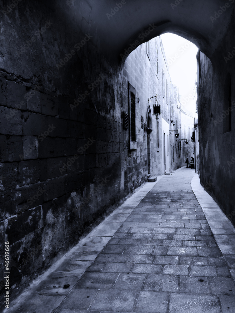 Cobbled Street of Mdina