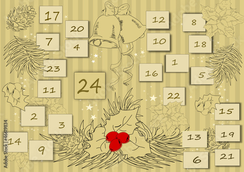 Adventskalender, Weihnachten, Christmas