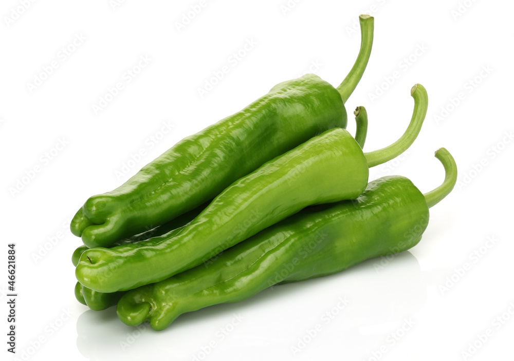 Fresh green pepper group Fresh green pepper group