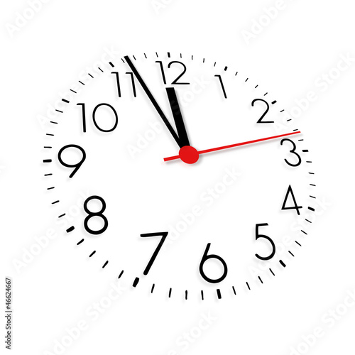 Zifferblatt Fünf vor Zwölf