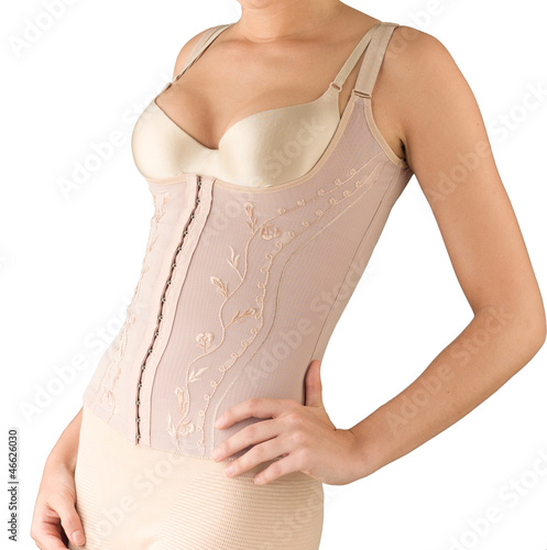 Slika na platnu Lingerie corset make you slim and help your breast up
