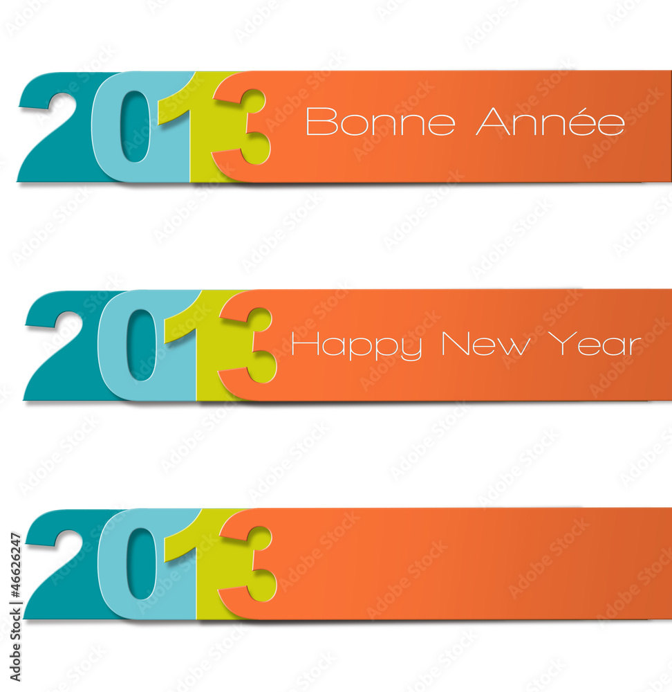 Obraz premium bonne année 2013