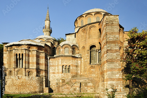 Die Chora-Kirche (mit türkischem Namen Kariye Camii) im Istanbu photo