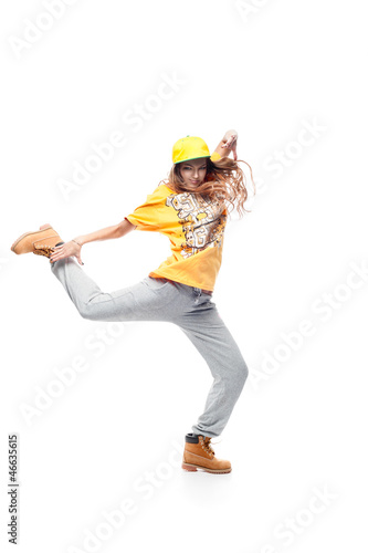 girl hip-hop dancer