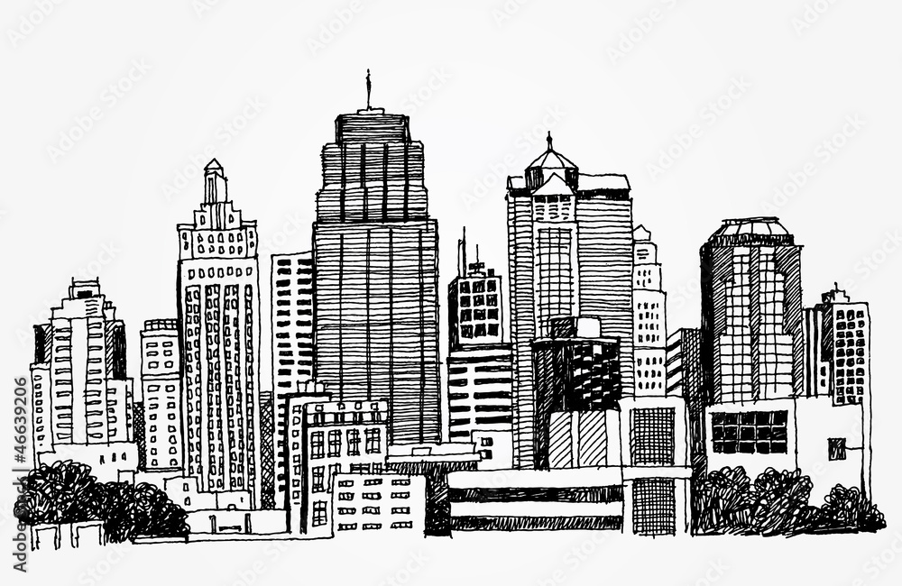 Sketch of Big City Sketch of Big City