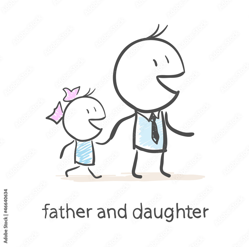 Father and daughter Father and daughter