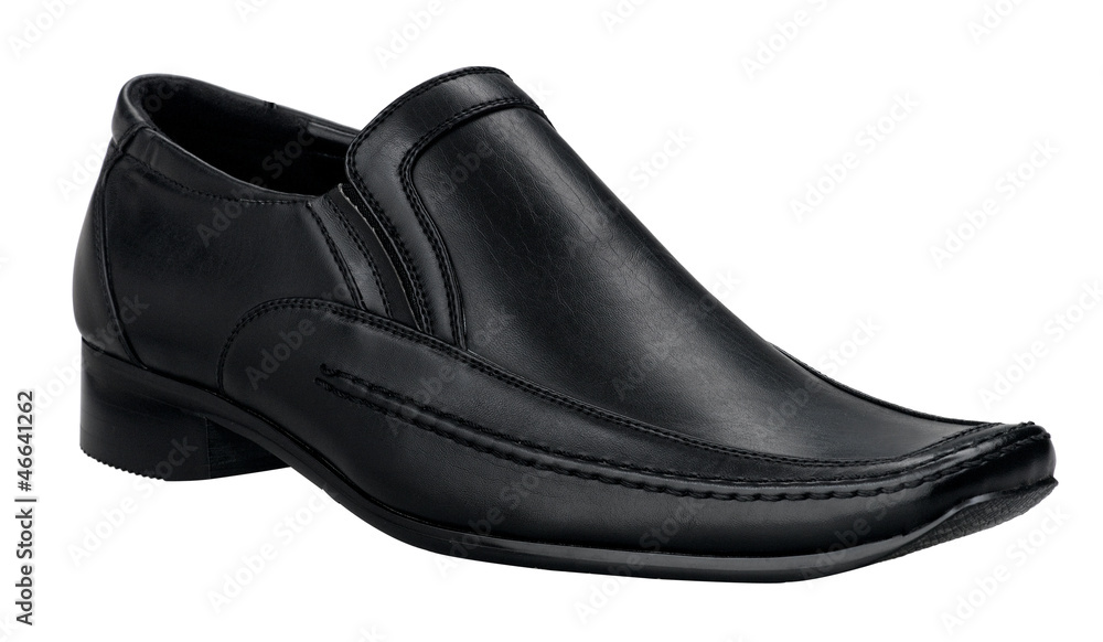 Smart and luxury men shoe in genuine black leather Smart and luxury men shoe in genuine black leather