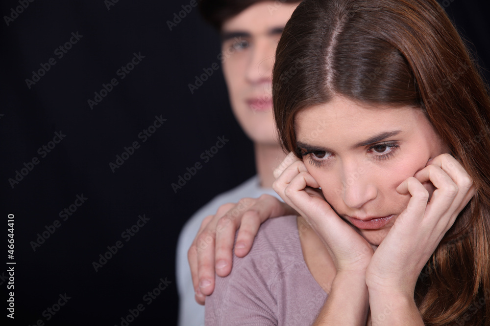 Couple falling-out Couple falling-out