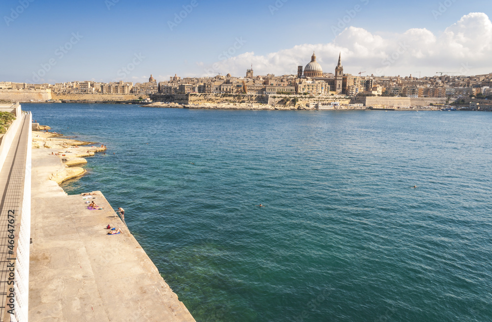 Obraz premium Veduta Valletta