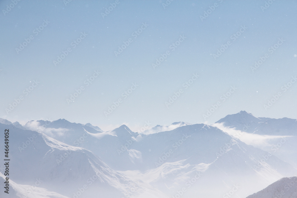 Peaks of mountains Peaks of mountains