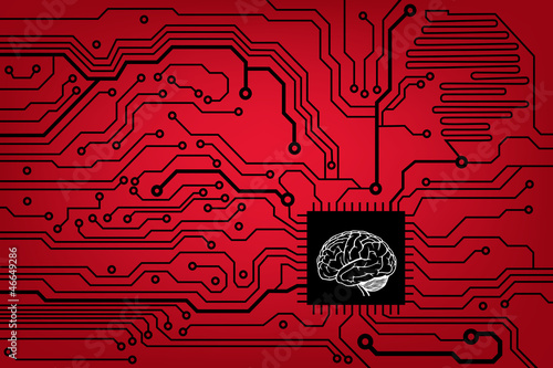 brain circuit background
