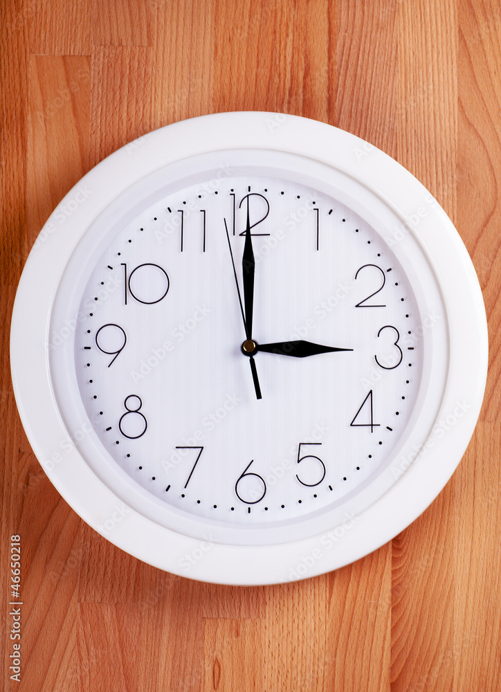 Clock on a wall Clock on a wall