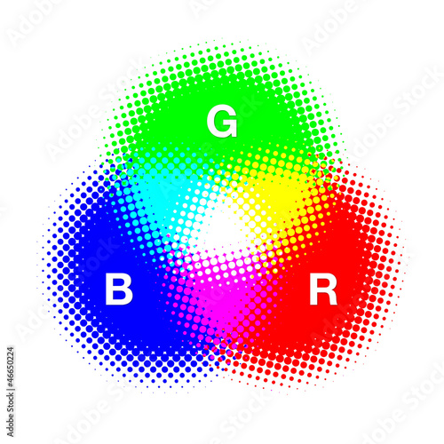 The three primary colours_RGB #Vector